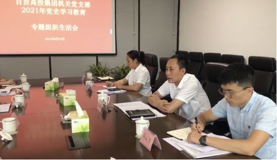 黃凱在黨史學習教育專題組織生活會上強調(diào)： 始終沿著正確方向創(chuàng)新引領(lǐng)開創(chuàng)公司兩化轉(zhuǎn)型和高質(zhì)量發(fā)展新局面